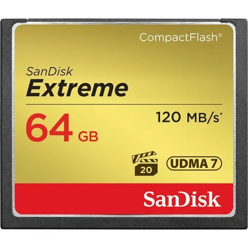 Карта памяти SanDisk EXTREME CompactFlash 64GB 120mb/s