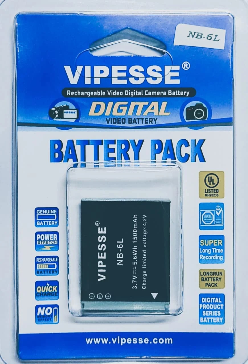 Аккумулятор Vipesse NB-6L для Canon