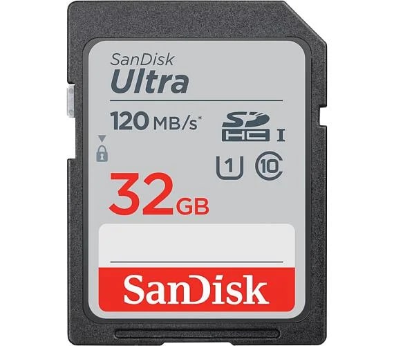 Карта памяти SanDisk ULTRA SD 32GB 120mb/s