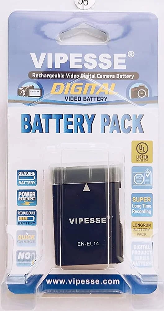 Аккумулятор Vipesse EN-EL14 для Nikon