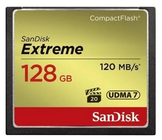 Карта памяти SanDisk EXTREME CompactFlash 128GB 120mb/s