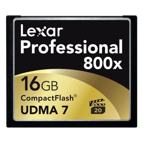 Карта памяти Lexar PROFESSIONAL CompactFlash 16GB 800x (120 Mb/s)