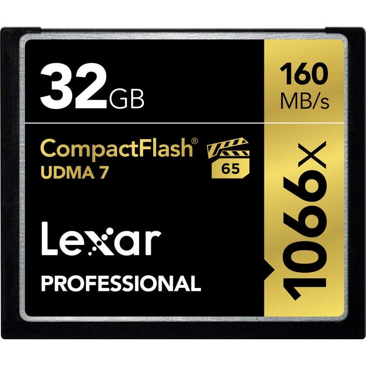 Карта памяти Lexar PROFESSIONAL CompactFlash 32GB 1066x (160 Mb/s)