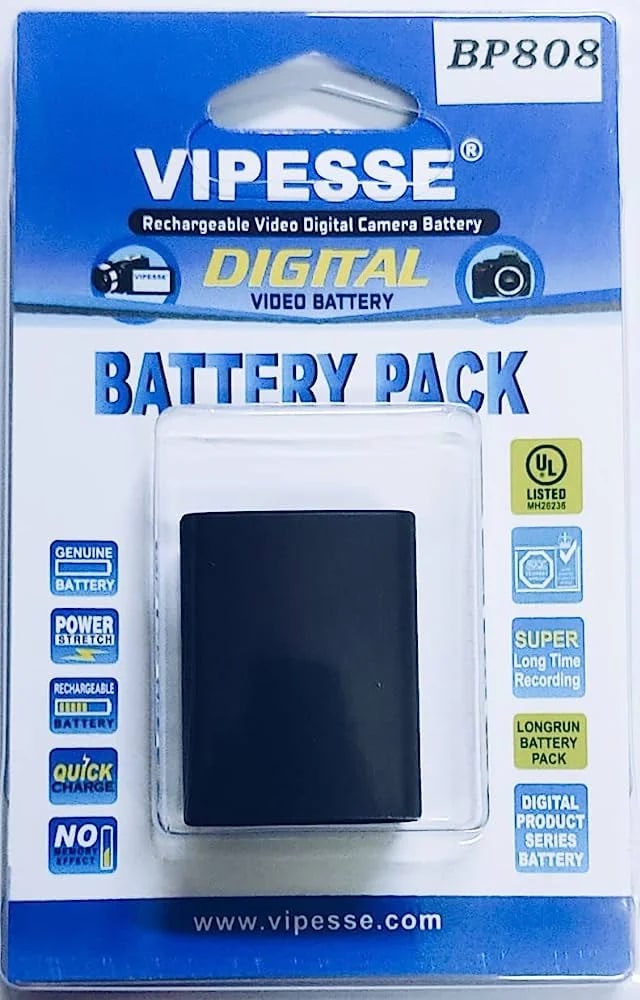 Аккумулятор Vipesse BP-808 для Canon