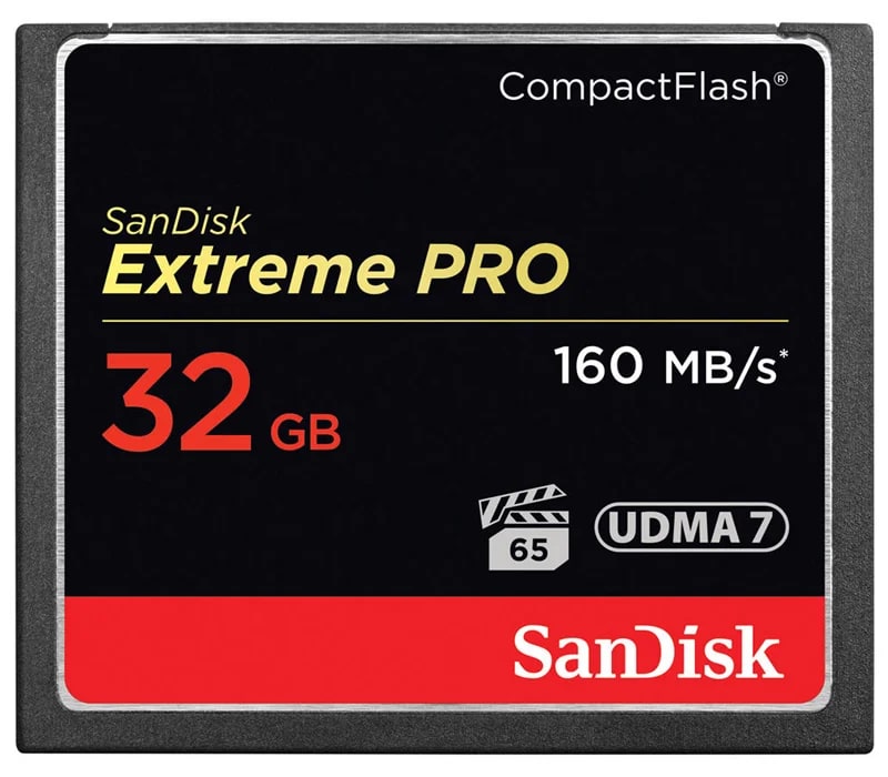 Карта памяти SanDisk CompactFlash 32GB 160mb/s