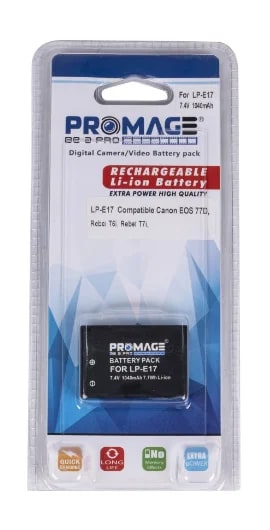 Аккумулятор Promage LP-E17 для Canon
