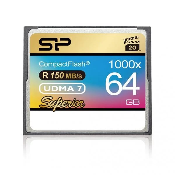 Карта памяти Silicon Power CompactFlash 64GB 1000x
